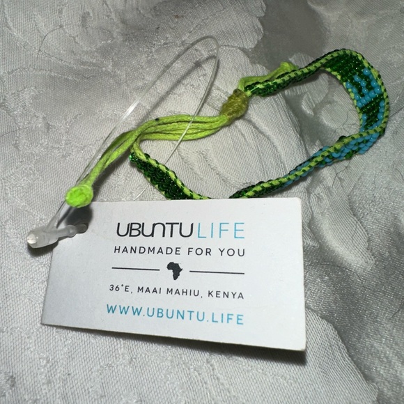 NWT UBUNTU LIFE MASAI  KENYAN BEADED PEACE BRACELET - Picture 2 of 6